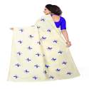 Fancy Butterfly Print Embroidery Saree thumb 3