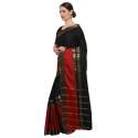 Fancy Cotton Wine Sarees thumb 2