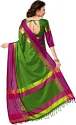 Fancy Designer Cotton Silk Saree thumb 2