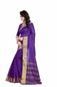 Fancy Printed Cotton Silk Saree thumb 1