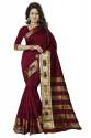 Liche Women Maroon Sarees