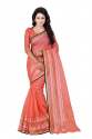 Light Orange Cotton Sarees
