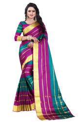 Nitya Rama And Pink Silk Saree