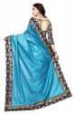 Partywear Saree with Border thumb 1
