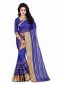 poly-cotton-sarees-blue