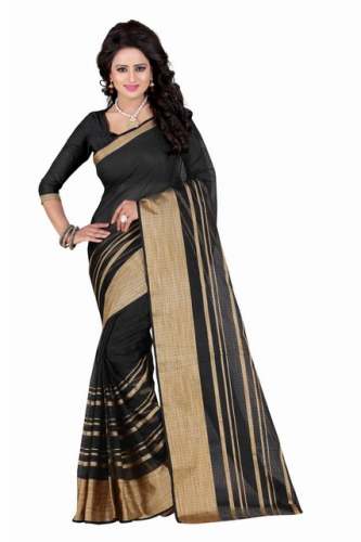 Poly Designer Cotton Sarees 