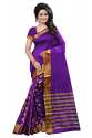 Purple Cotton Silk Sarees