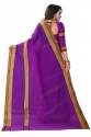 Purple Multi Border Sarees  thumb 4
