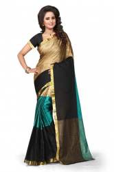 Rama Color Silk Saree