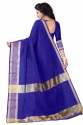 Silk Cotton Sarees Blue thumb 1