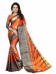 Silk Orange Sarees