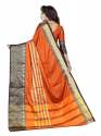 Silk Orange Sarees thumb 1