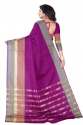Tashi Wine Cotton Silk Saree thumb 1