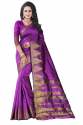 Wedding Wear Jacquard Sarees Wine 