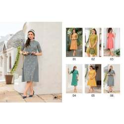 Ladies Casual Straight Rayon Kurti