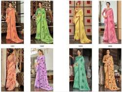 Ladies Multi Color Printed Chiffon Sari by HIMALEE