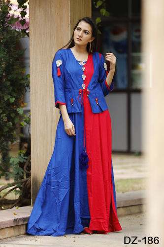 New fancy Gown Style Kurtis by Shivam Exports