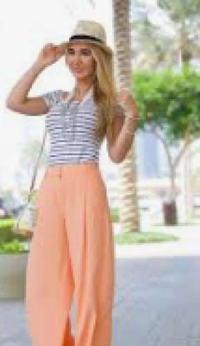 Palazzo With Crop Top 