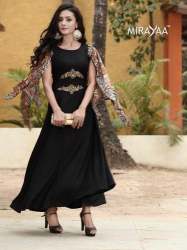 New Designer Black Floor Length Kurti