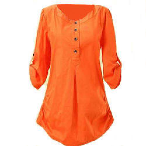 Ladies Orange Top by SK Weaving Factory