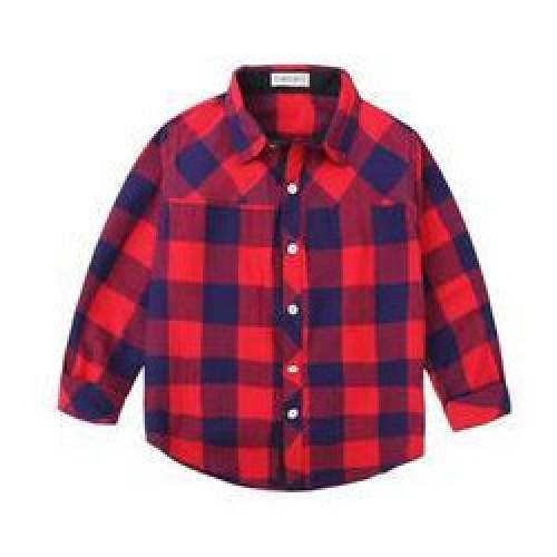 Trendy Kids Checks Shirt  by Sri Vishnu Fashion And Tex