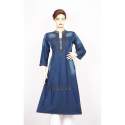 a-line-denim-kurtis