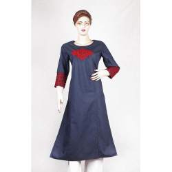 Dark Blue Designer Denim Kurti