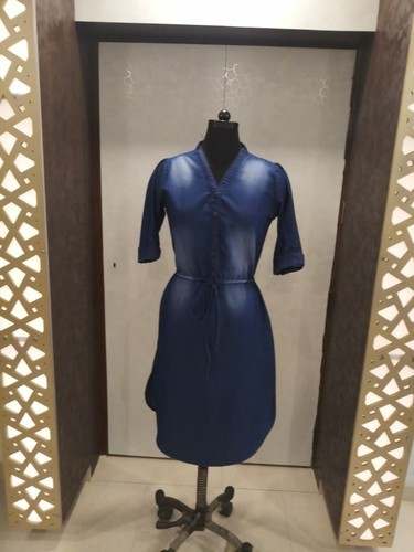 Denim Short Dress