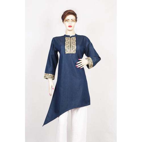Elegant Denim Kurtis