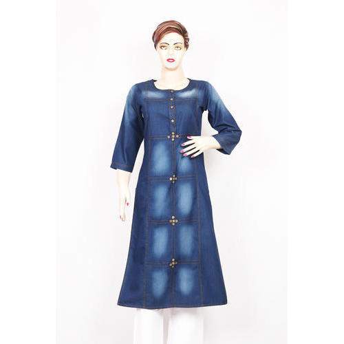 Shaded Denim Kurtis