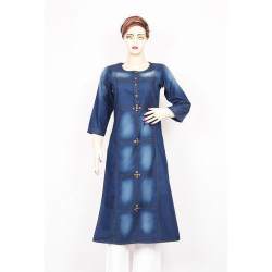 Shaded Denim Kurtis