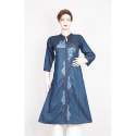 Stitched Denim Kurti