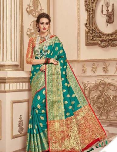  Banarasi Pethni Silk Saree  by DND Fashion