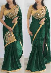  mirror work saree 