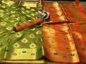 banarasi silk weaving saree thumb 2