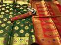 banarasi silk weaving saree thumb 3