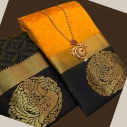 fabric kanjivaram tussar silk 