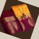 fabric kanjivaram tussar silk  thumb 12
