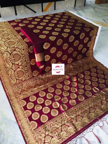 fabric pure cotton silk saree