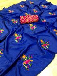 fabric sana silk saree  banrasi silk blouse