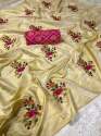 fabric sana silk saree  banrasi silk blouse thumb 2