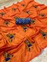 fabric sana silk saree  banrasi silk blouse thumb 3