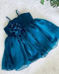 kids girl jimichu blue frock