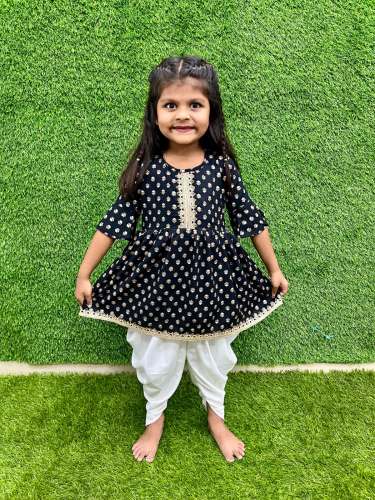 kids rayon trendy dhoti kurta  by Iscon Empex