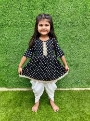 kids rayon trendy dhoti kurta 