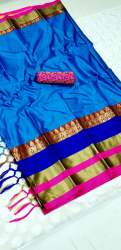  materil cotton silk saree