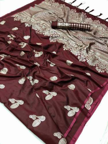silk with viving zari