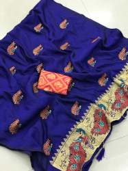  two tone sana silk saree