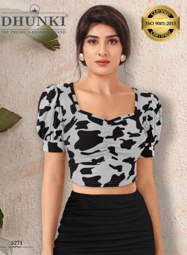 Fancy Crop Tops by Dhunki Brand 