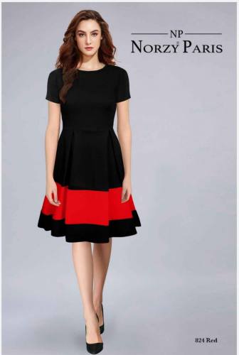 Half Sleeves Western Dress